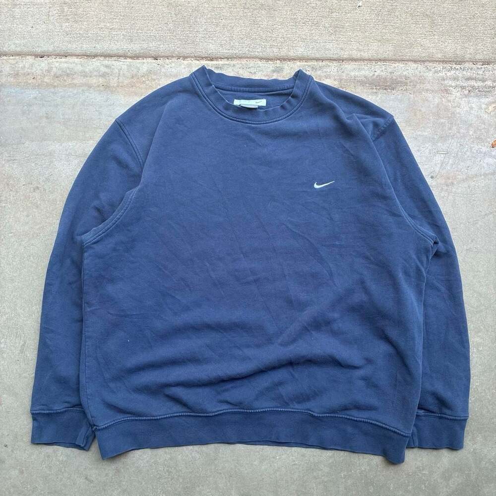 Vintage Nike Silver Tag Embroidered Mini Swoosh Crewneck Sweatshirt Large